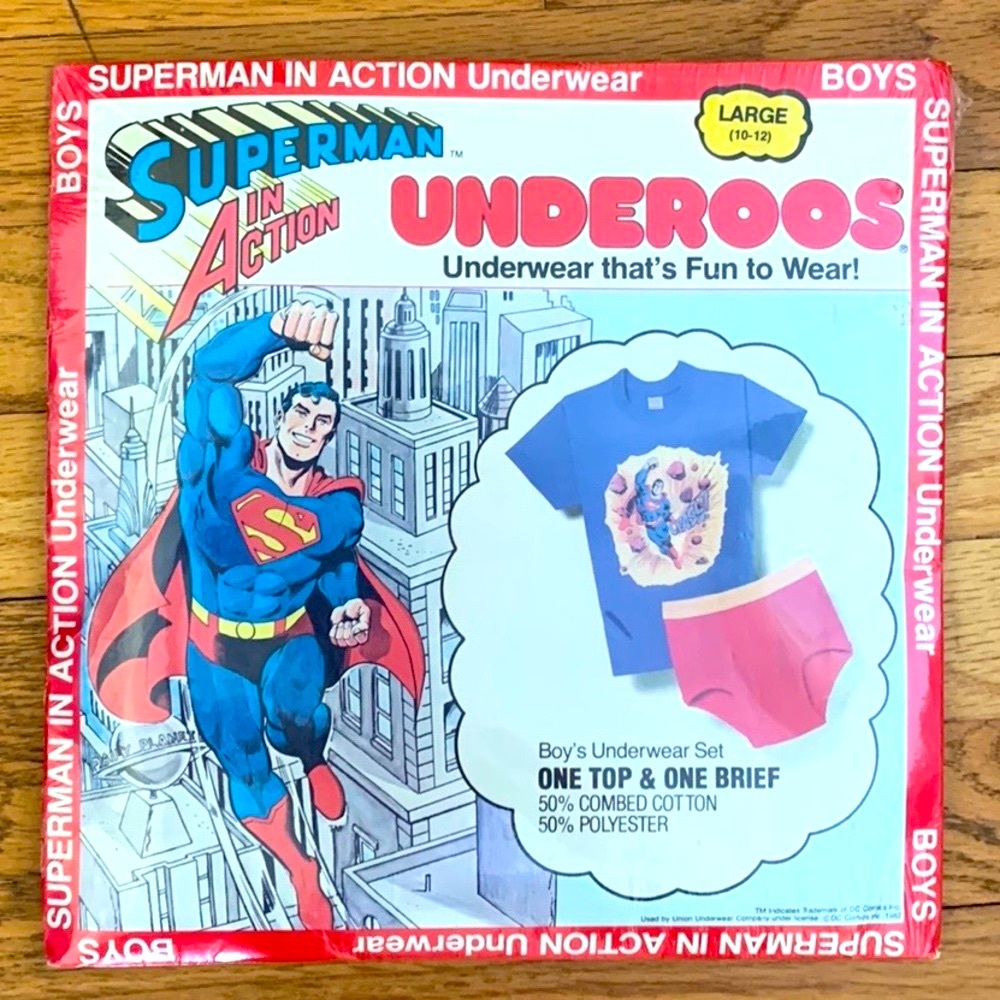 RARE!! Vintage 80’s Superman Underoos